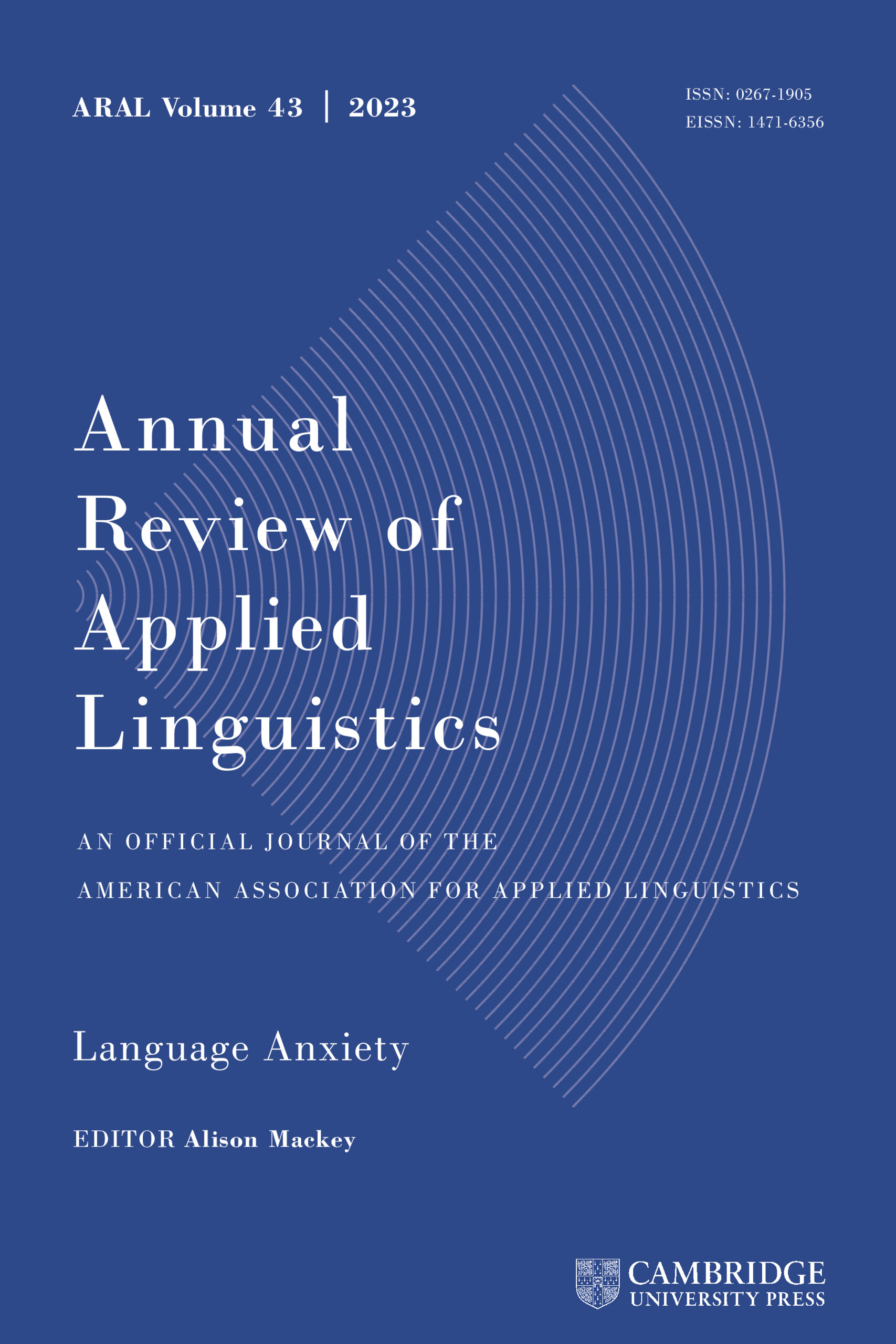Annual Review of Applied Linguistics